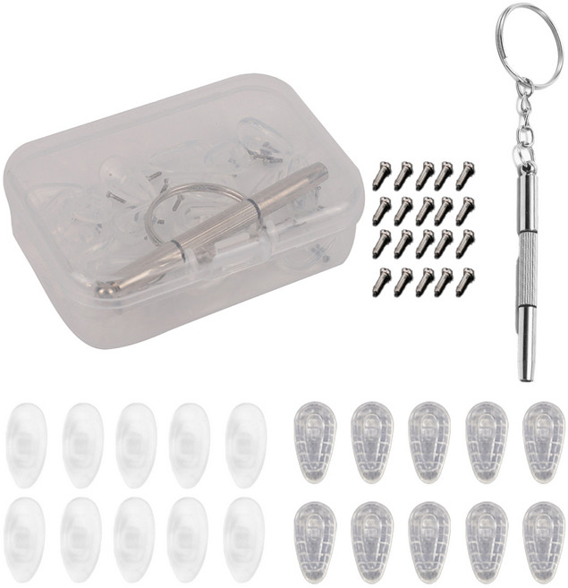 에어 실리콘 안경 코받침 코패드 키트