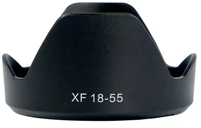 XS20 Fujifilm XF 18-55mm f2.8-4 / R 렌즈용 총검 가역 카메라 후드, 01 1x Lens Hood