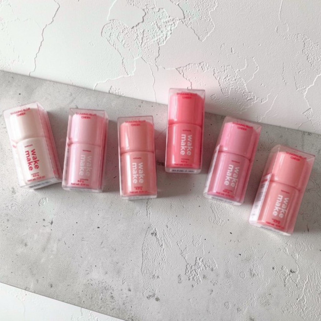 [블러 치크] 웨이크메이크 쉐이킹 블러 치크 4g 고발색 자연스러움 워터리 베이스와 컬러 파워를 쉐이킹 해 한번에 연출 피부톤 까지 보정 맑고 화사함 건강한 혈색 표현, 1개, 03 스퀴즈