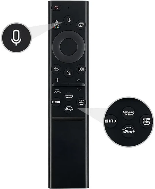 BN59-01385A 삼성 스마트 TV 2019-2022 Neo QLED UHD HDR FHD 4K 8K용 교체 음성 리모컨(태양광 기능 없음), 01 BN59-01385A