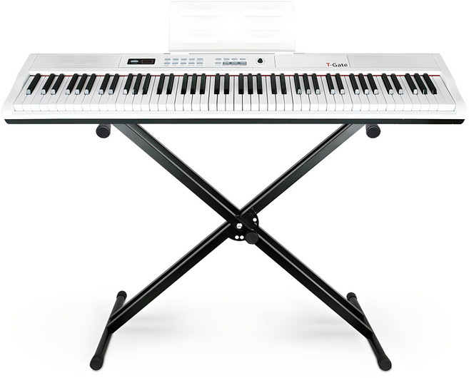 토이게이트 루드비히 88건반 디지털 피아노, 화이트, 1개