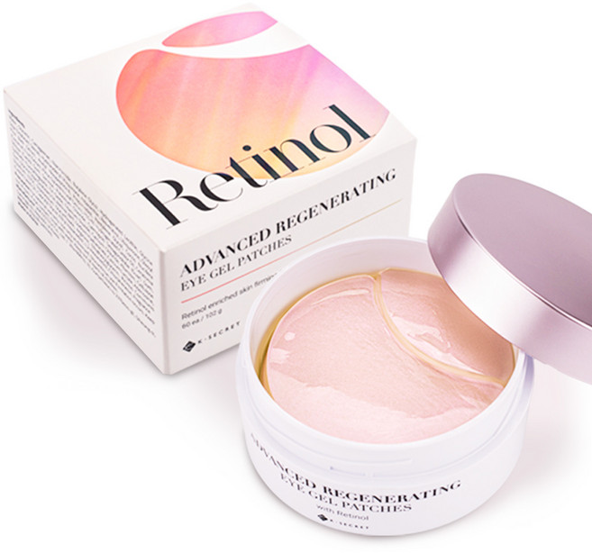 케이시크릿 레티놀 아이패치 (주름패치) 눈밑 눈가 미간주름 리프팅, 60개입, 3개