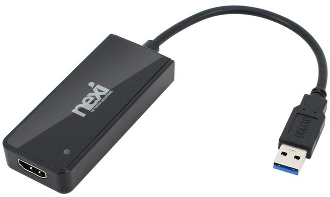 넥시 USB 3.0 to HDMI 컨버터, NEXI NX324, 1개