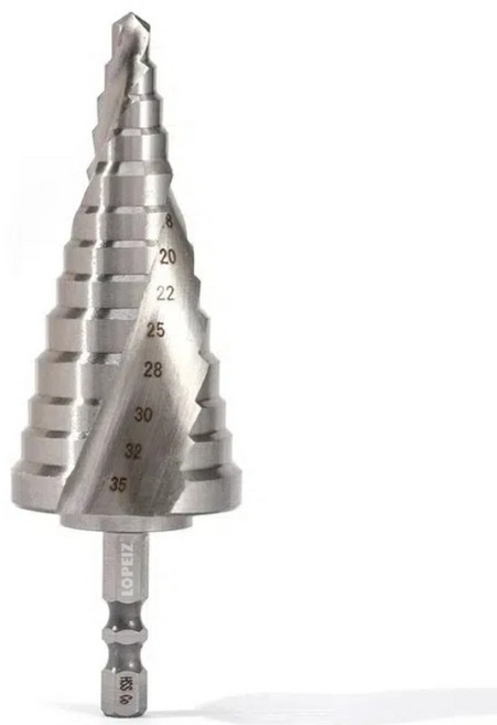 LOPEIZ 로페이즈 M35 코발트합금 스텐리스용 SUS 트위스트 스텝드릴 6~35mm 1개