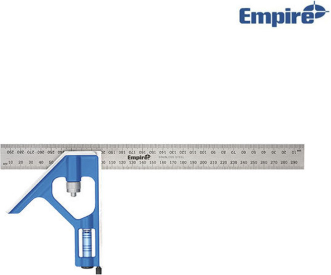 300mm E250M 미국정품 엠파이어 콤비네이션스퀘어 원형수평기 측정자 EMPIRE 수평자 토탈공구, 1개