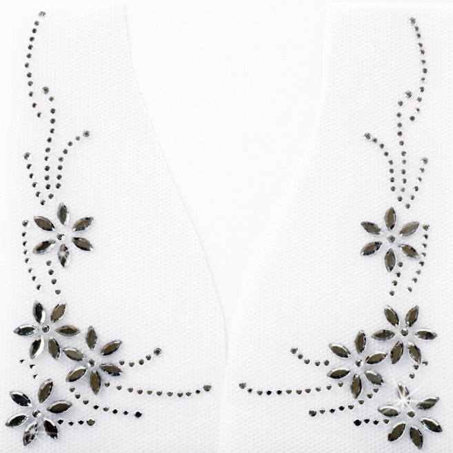 아클라 핫픽스 모티브 디자인 의류부자재 스톤 큐빅 크리스탈_, 10. 리틀플라워세트, 1개