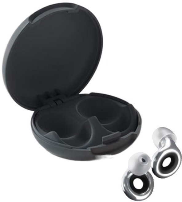 Loop 익스페리언스 플러스 노이즈 감소 이어 플러그 2세대 스타리 실버, 1개, 1쌍