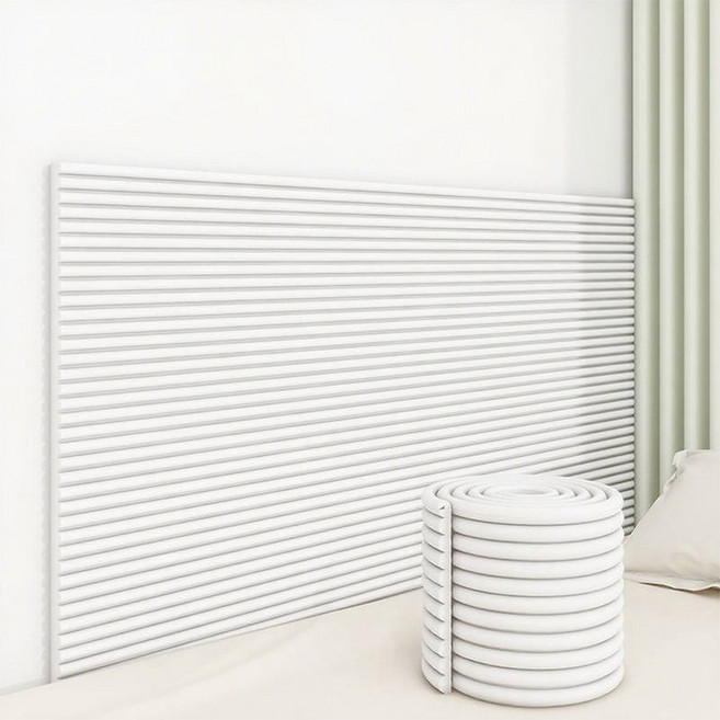 접착식 모서리 보호대 바닥 계단 매트 미끄럼방지 책상 벽 기둥 코너 모서리 부딛힘방지 보호대, 흰색, 1개