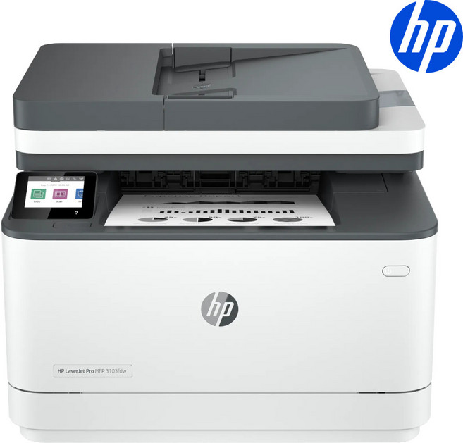 (신세계모바일상품권행사) HP 3103FDW 흑백 레이저 복합기 양면인쇄 유무선네트워크 팩스가능