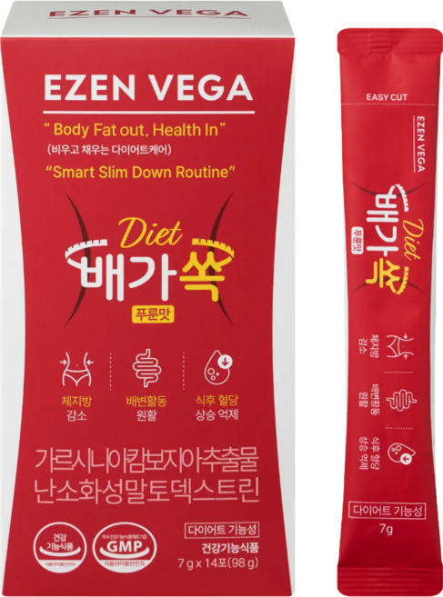 이젠배가 배가쏙 다이어트 보조제 가르시니아, 1박스, 14회분