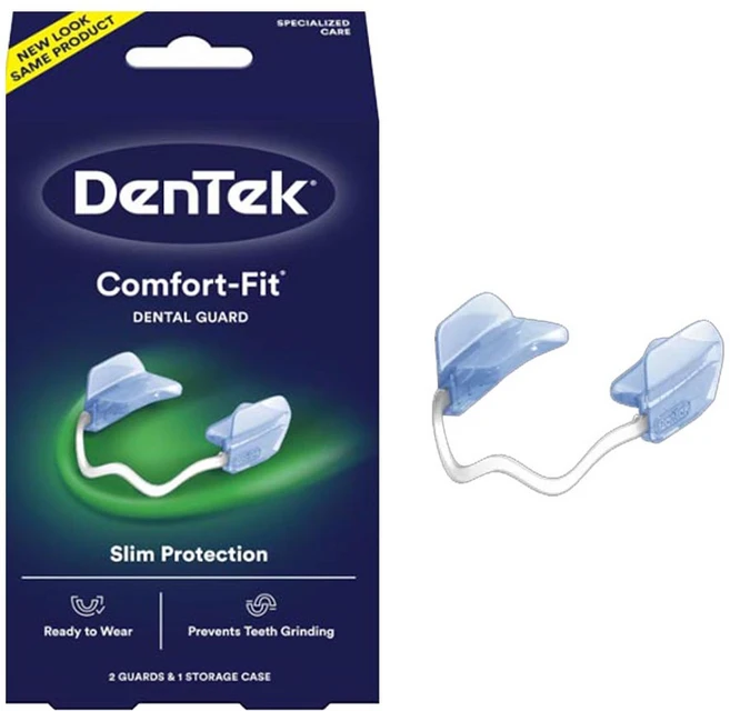 덴텍 이갈이 방지가드 컴포트핏 덴탈 가드 키트 마우스피스 2개입, 1세트 - 쿠팡