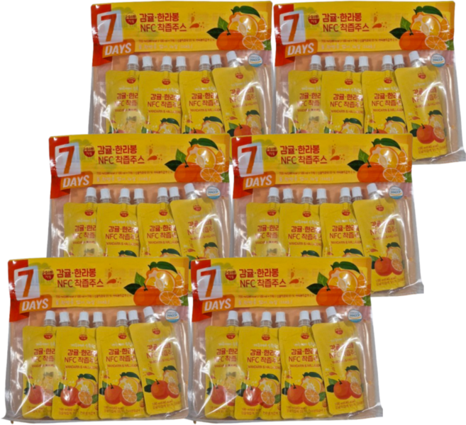 자임 감귤 한라봉 NFC 착즙주스, 42개, 100ml