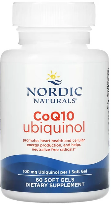 노르딕내츄럴스 CoQ10 유비퀴놀 100mg 소프트젤, 60정, 1개 - 쿠팡