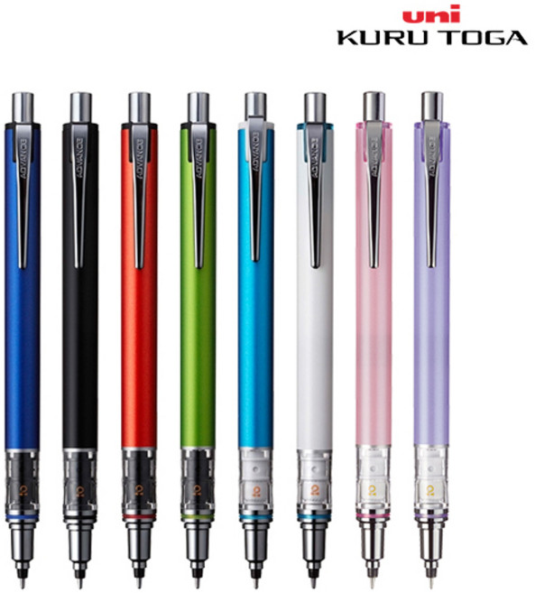 유니 쿠루토가 어드밴스 샤프 M5-559 KURUTOGA 0.5mm, 1개, 블랙