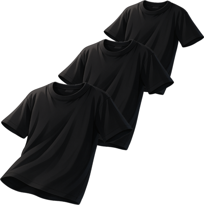 3장세트 디어드림 쿨링티 냉감 쿨 무지 빅사이즈 루즈핏 기능성 반팔 티셔츠