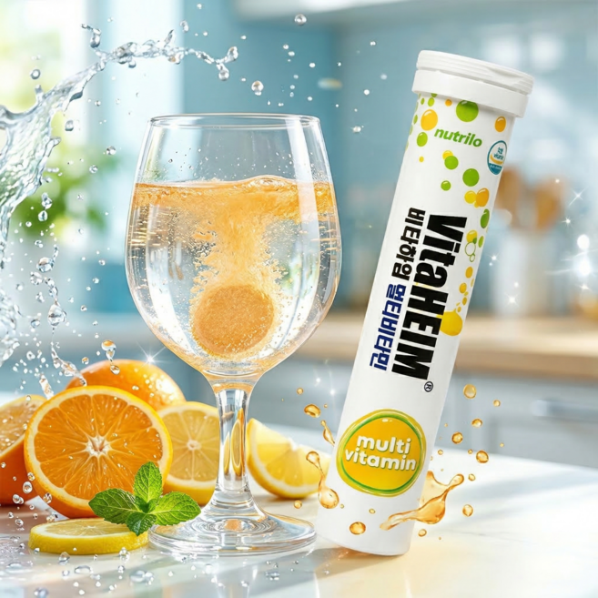 비타하임 발포 멀티비타민 20정, 1개