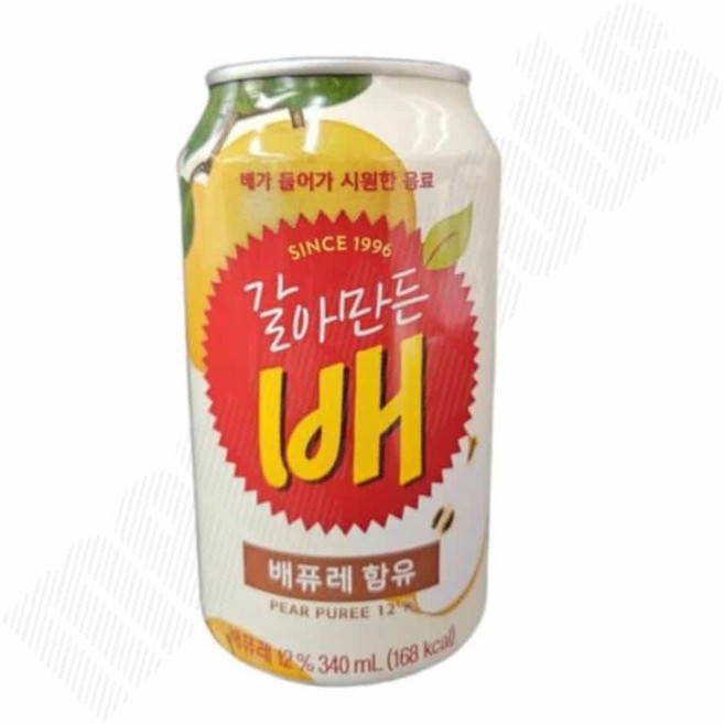 고매한 갈아만든 배 340ml 음료수 모텔음료수, 해태) 갈아만든 배 340ml 음료수