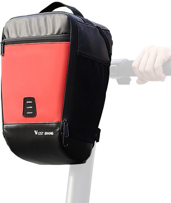 시그니처베이지 웨스트바이킹 전기 자전거 가방 킥보드 브롬톤 미니벨로 핸들 YPZ303, 블랙, 1개