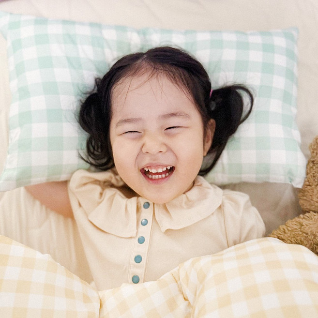 생활스토리 육아맘 꿀잠 추천템 순면 유아베개 + 솜포함, 민트