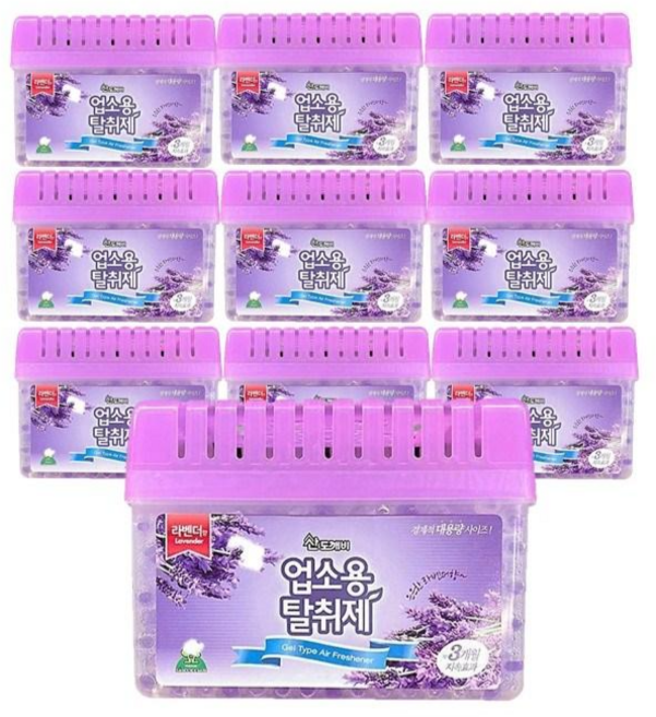 산도깨비 업소용 탈취제 실내 식당 냄새제거 탈취, 업소용탈취제 라벤더, 10개