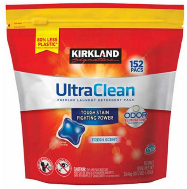 커클랜드 울트라 클린 캡슐세제 24g 152팩, 152개입, 1개
