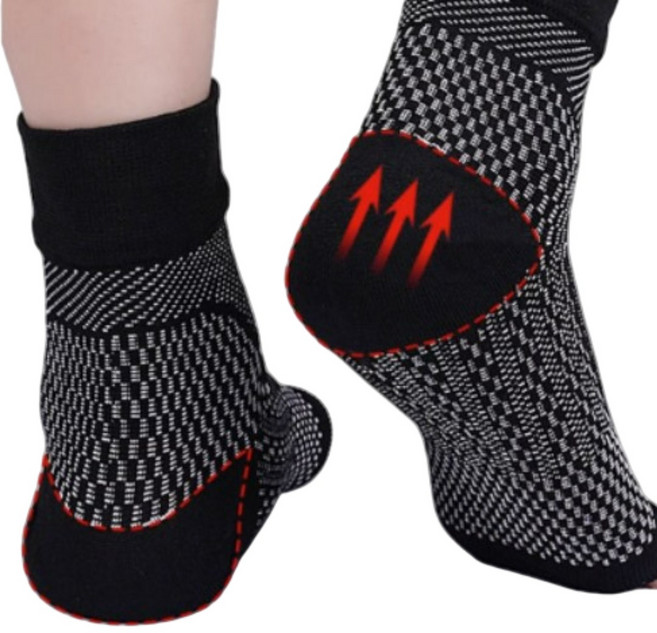 SWNC 조이지지 발목무릎보호 패키지 충격흡수, 고즈넉한 BLACK, 1개