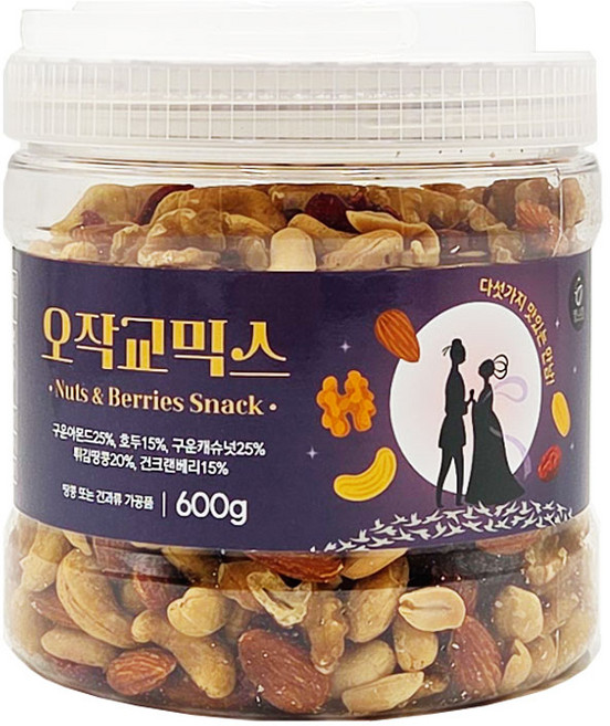 킹너츠 오작교믹스, 1개, 600g