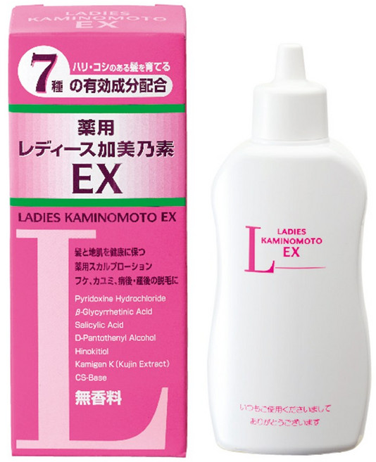 레이디스 카미노모토 EX 여성용 발모제, 10개, 150ml