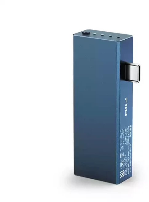 FiiO ESTICK 미니 소형 모바일 보조베터리 독립 전원 공급 장치 휴대용 1100mAh Type-C 충전 슈트 KA17 QX1, 02 Blue Power Bank