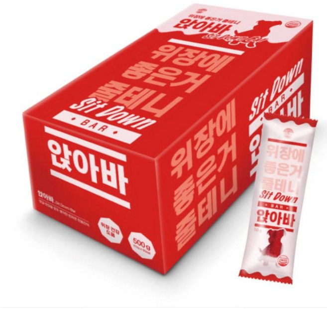 앉아바 어린 강아지 노령견 치석제거 부드러운 가수분해 대용량 덴탈껌 간식 50p, 3박스, 500g