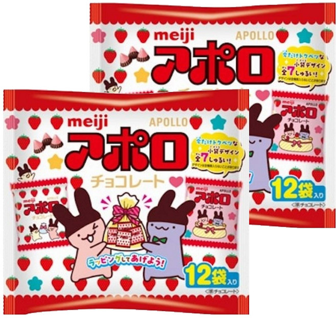 메이지 아폴로 초콜릿 12개입, 100.8g, 2개