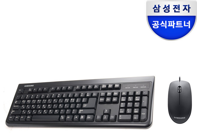 삼성전자 유선키보드 저소음마우스 세트 회사 사무실 업무용 학교용, SKG-3000UB 키보드+저소음마우스, 블랙, SKG-3000UB+SPA-JMA1PUB, 일반형