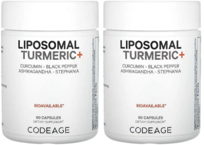 코드에이지 리포소말 강황+, 2팩, 90정 - 쿠팡