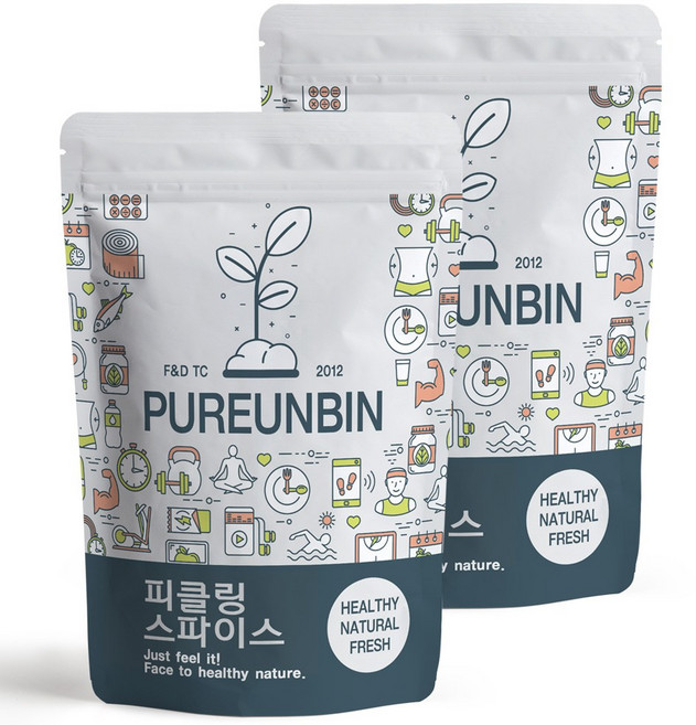 푸른빈 피클링 스파이스, 2개, 500g