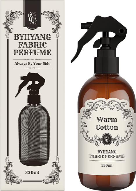바이향 섬유향수, 1개, 330ml, 웜코튼