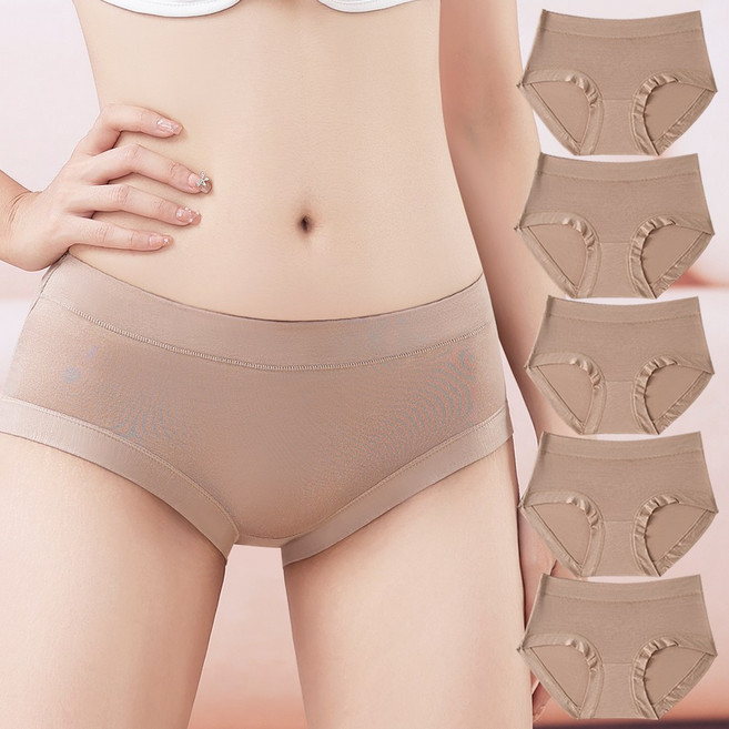 5매 캐리루시 편한 Y존 임파선보호 컴포트 라인 소프트팬티