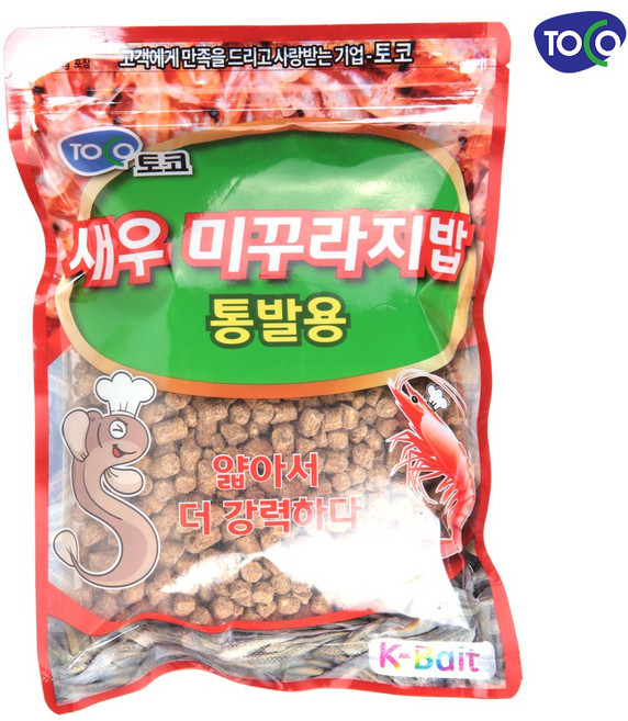 토코 25신형 새우 미꾸라지밥 유인용 토코떡밥 통발낚시, 1개