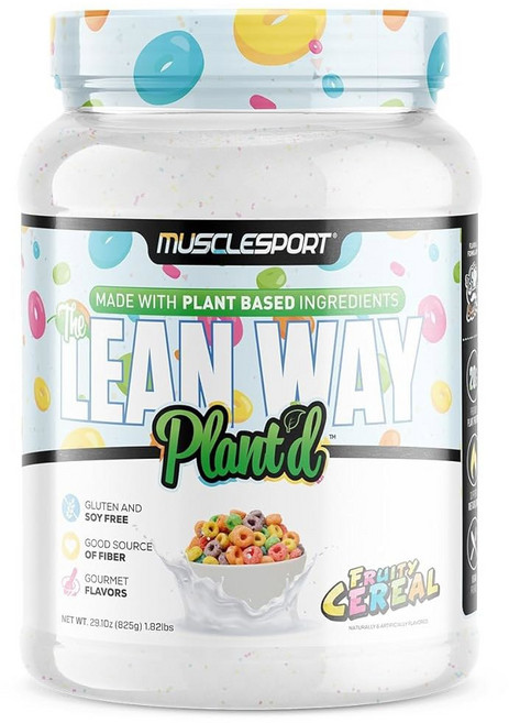 머슬스포츠 린 유청 레볼루션 단백질 파우더 분리주 저칼로리 저탄수화물 저 놀라운 맛 스쿱당 25g 2파운드 레드벨벳, Fruity Cereal, 1 82 Pound (Pa of 1), 1개