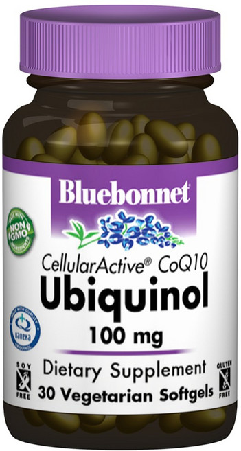 Bluebonnet CoQ10 還原型 100mg 素食軟膠囊, 30錠, 1個