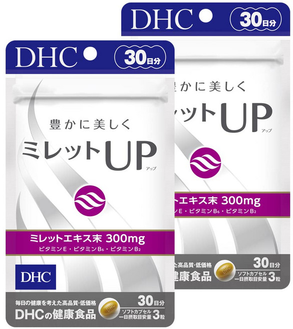 밀렛 UP(구 밀렛 엑기스) 30일분 2개 세트, one option