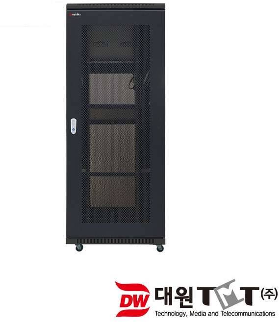 대원 타공문 허브랙 37U H1800xD800xW600 통신랙 DW-H1800T, 1개