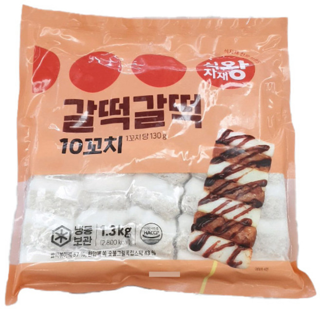 식자재왕 갈떡갈떡 꼬치, 1개, 1.3kg