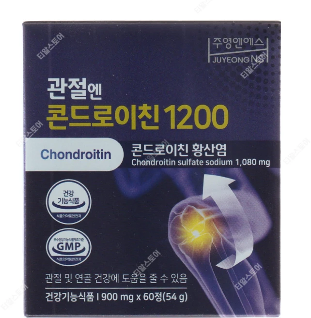주영앤에스 관절엔 콘드로이친1200, 60정, 1개 - 쿠팡