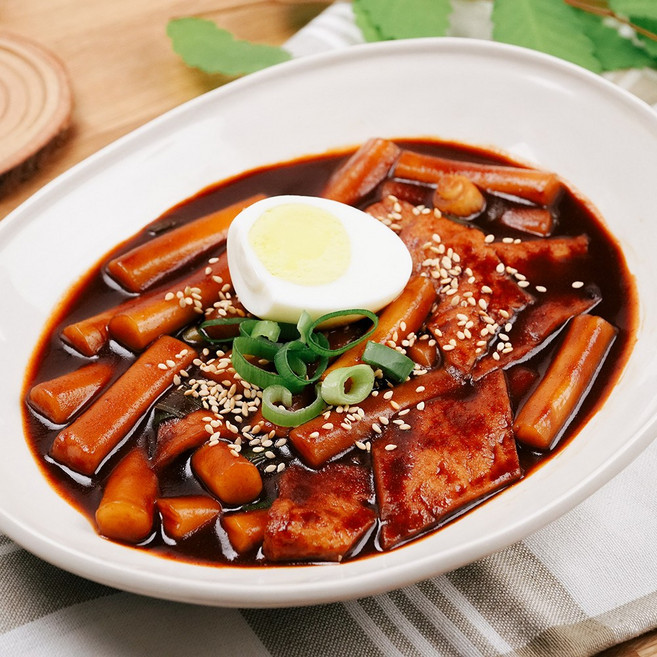 떡볶이맛집 일편떡심 짜장떡볶이 키즈떡볶이 떡볶이밀키트 1팩, 02_짜장떡 2단계(매운짜장맛), 1개