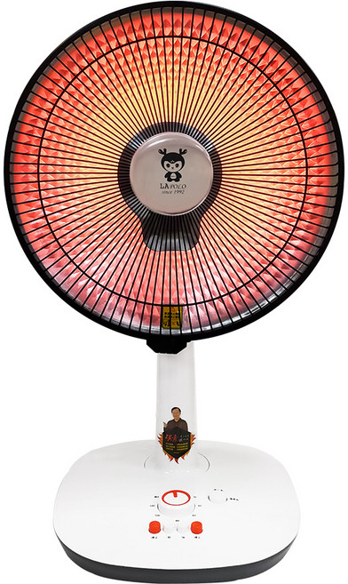 LA POLO 16吋碳纖維電暖器 安全植絨防燙 傾倒自動斷電, LA-1600