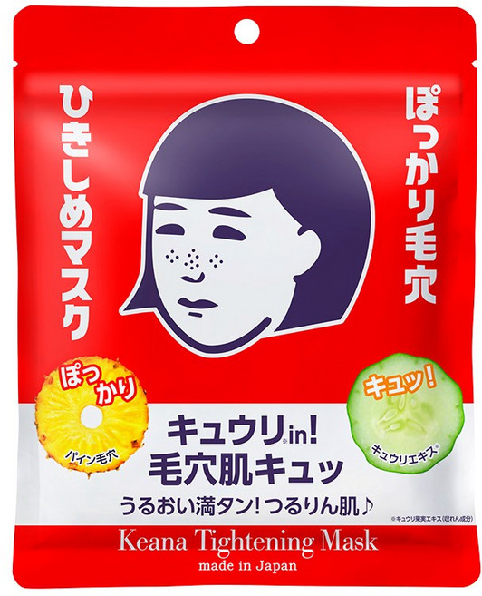 石澤研究所 毛穴撫子毛孔緊緻面膜, 10入, 1個