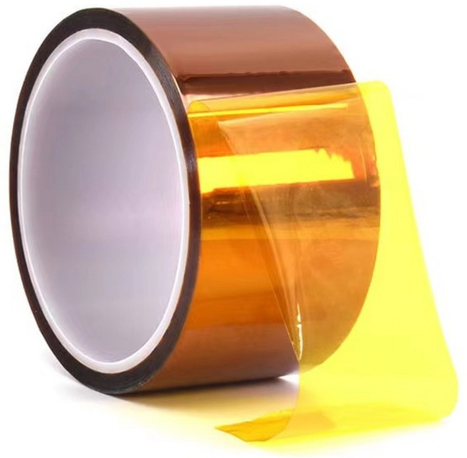 캡톤 테이프 PI테이프 고온 폭50mm*길이 27m 내고온 폴리이미드 kapton tape, 1개