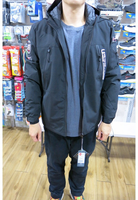 UNIONE 男生連帽防風防潑水外套