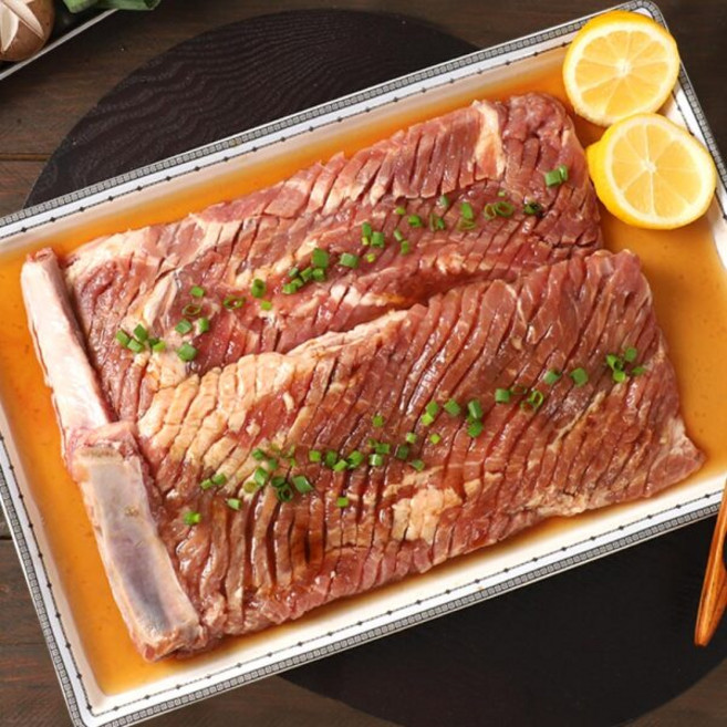 [갈비의고수] 한돈 칼집 양념 왕갈비구이 800g x 3팩, 3개