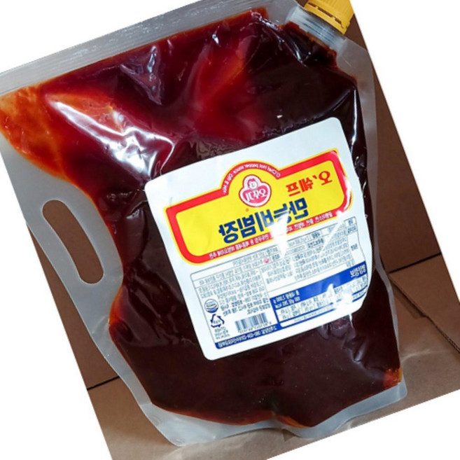 오뚜기 만능 비빔양념장 쫄면 비빔만두 국수소스 2kg